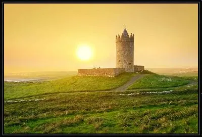 Картина Замок на закате (Castle at sunset)