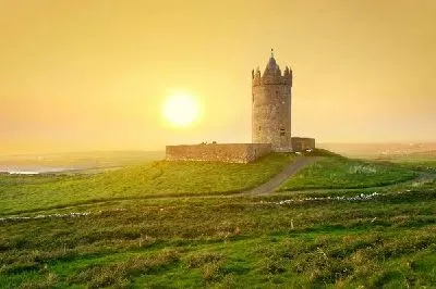 Плакат Замок на закате (Castle at sunset)