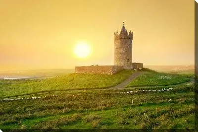 Постер Замок на закате (Castle at sunset)