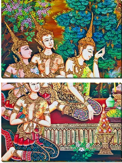 Модульная картина Буддизм (Buddhism) №2