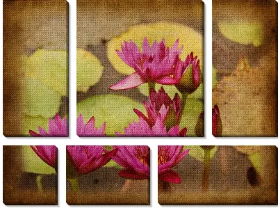 Модульная картина Лилии (Lilies) №7