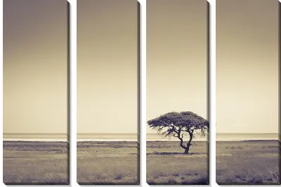 Модульная картина Дерево в Африке (Tree in Africa) №3