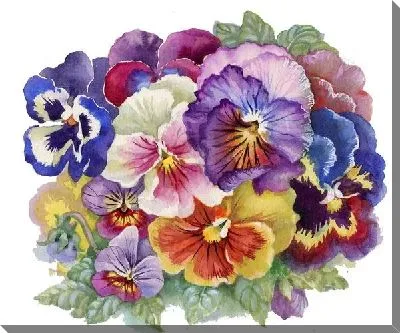 Картина маслом Цветок (Flower) №28