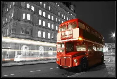 Картина Автобус в Лондоне (Bus in London)