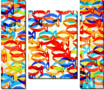 Модульная картина Рыбы (Fishes) №5