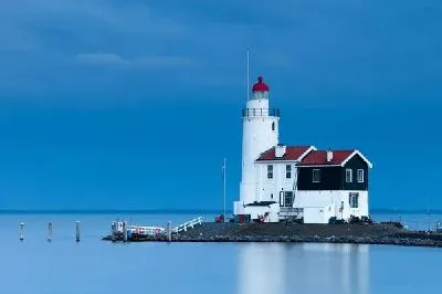 Плакат Маяк в Голландии (Lighthouse in Holland)