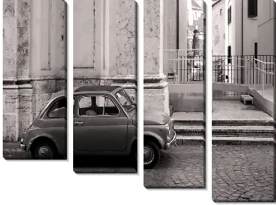 Модульная картина Ретро автомобиль (Retro car) №3