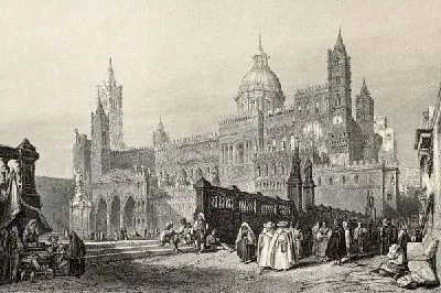 Плакат Собор в Италии (Cathedral in Italy)