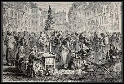 Картина Рынок (Market) №2