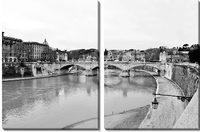 Модульная картина Мост Виктора Эммануила II (Most of Victor Emmanuel II)