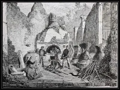 Картина Старинная печь (Antique stove)