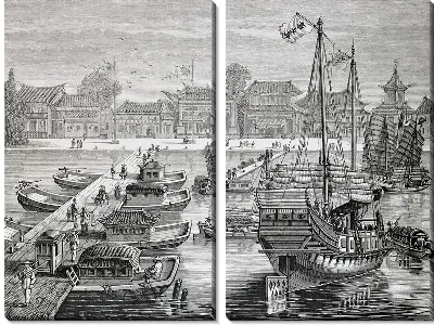 Модульная картина Порт (Port) №13