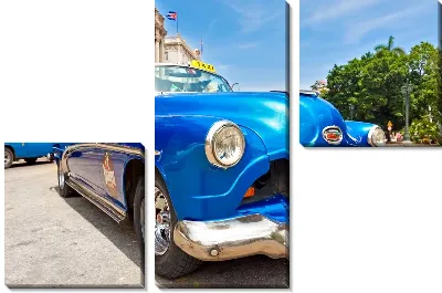 Модульная картина Ретро автомобиль (Retro car) №6