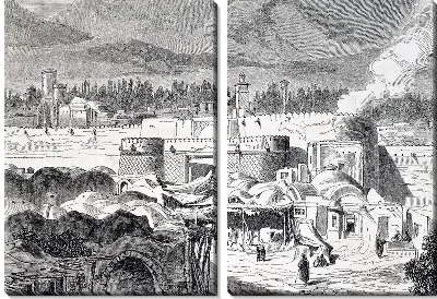 Модульная картина Крепость (Fortress) №3