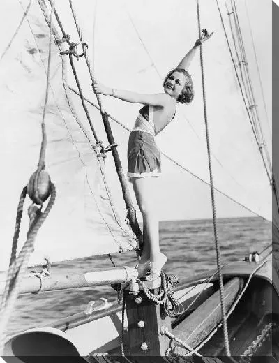 Постер Девушка на яхте (Girl on yacht)