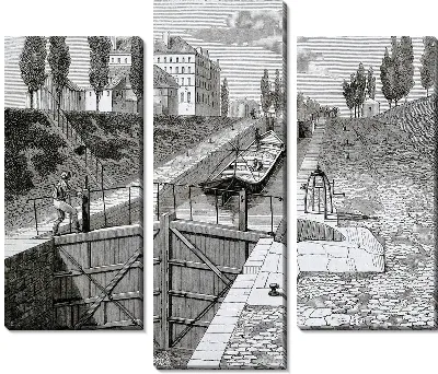 Модульная картина Шлюз (Gateway)