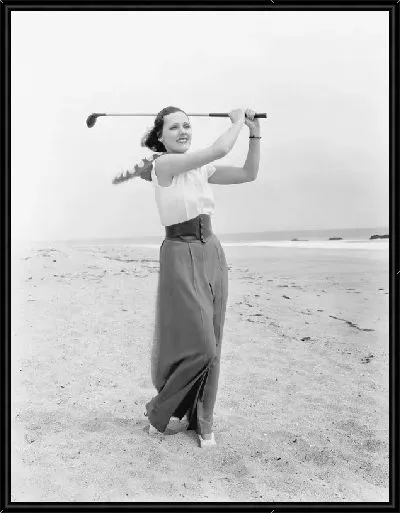 Картина Девушка с клюшкой (A girl with a stick)