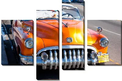 Модульная картина Ретро автомобили (Retro cars) №5