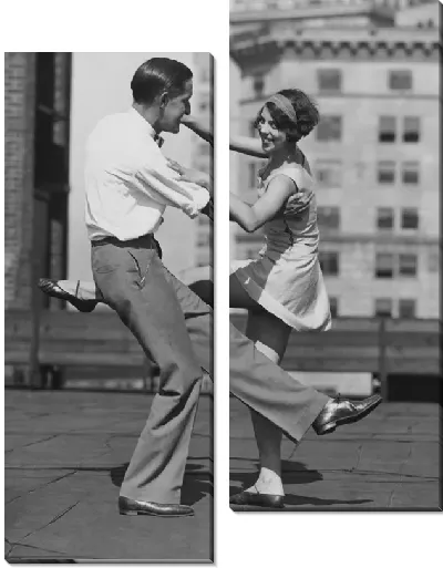 Модульная картина Парный танец (Pair dance)