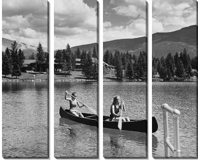 Модульная картина Девушки в лодке (Girls in a Boat)