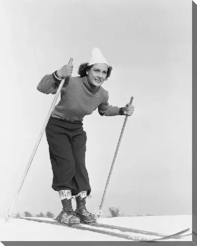 Постер Девушка на лыжах (The girl on skis)