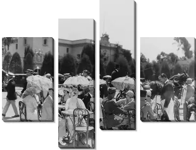 Модульная картина Кафе на открытом воздухе (Tea garden)