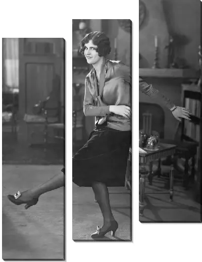 Модульная картина Девушка танцует (Girl dancing)