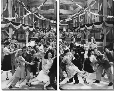 Модульная картина Танцы (Dancing) №2