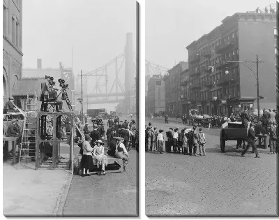 Модульная картина Съемочная площадка (Film set) №2