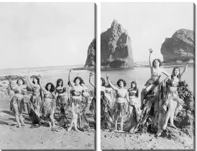 Модульная картина На пляже (On the beach) №5