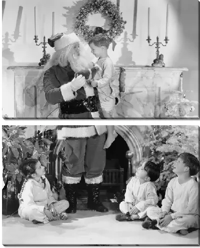 Модульная картина Дед Мороз (Santa Claus)