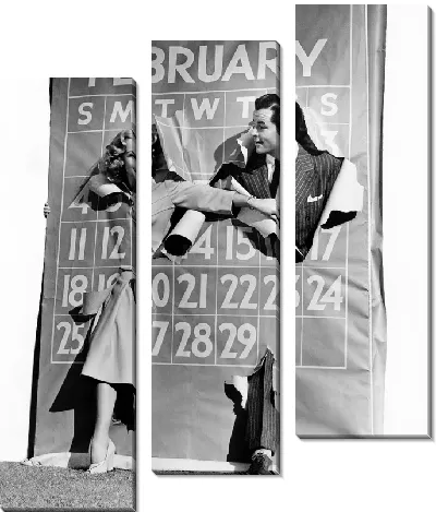 Модульная картина Мужчина и женщина (A man and a woman) №2