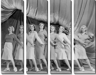 Модульная картина Девушки танцуют (Girls dancing)