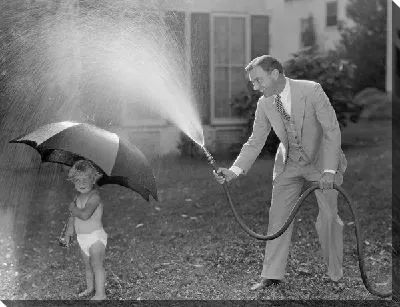 Постер Девочка с зонтиком (Girl with umbrella)