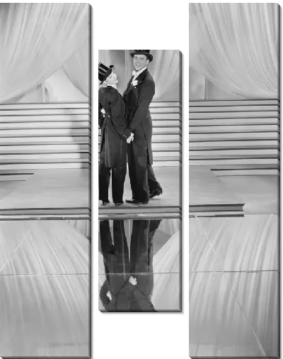 Модульная картина Мужчина и женщина (A man and a woman) №4