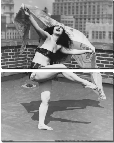 Модульная картина Танцовщица (Dancer) №3