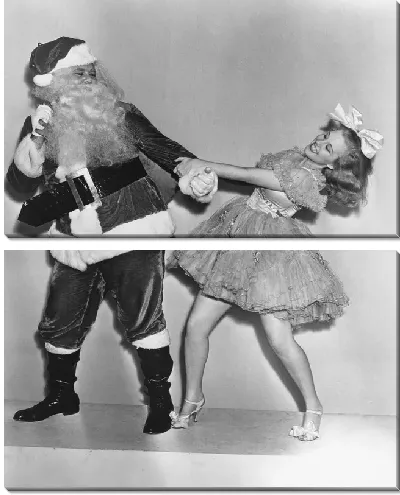 Модульная картина Дед Мороз (Santa Claus) №2