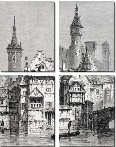 Модульная картина Замок (Castle) №19