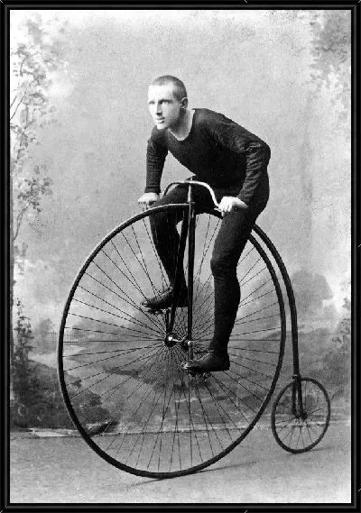 Картина Мужчина на велосипеде (A man on a bicycle)