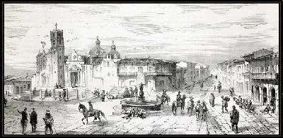 Картина Площадь (Plaza)