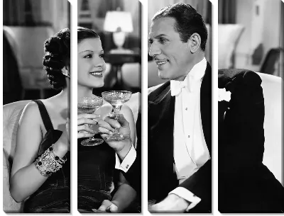 Модульная картина Мужчина и женщина (A man and a woman) №5