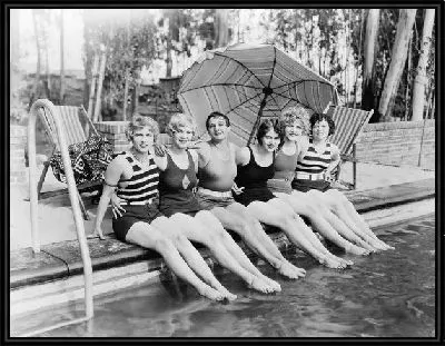 Картина Женщины у бассейна (Women Pool)