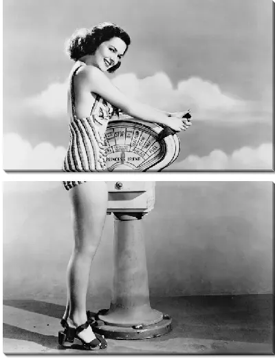 Модульная картина Улыбающаяся девушка (Smiling girl)