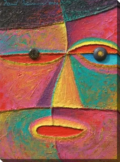 Картина маслом Арт композиция — Человек (Art song — Man)