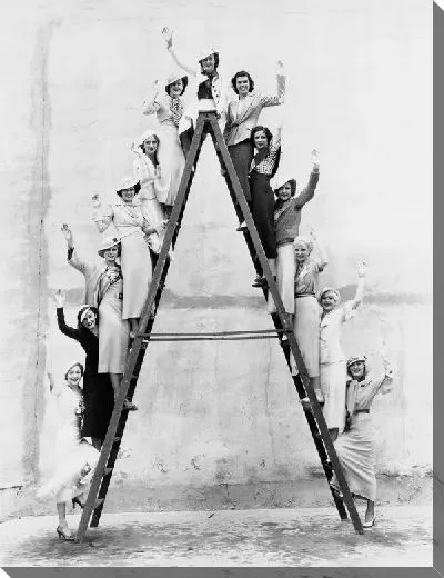Постер Женщины на стремянке (Woman on a stepladder)