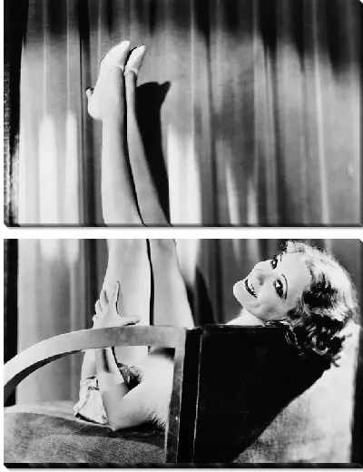 Модульная картина Женщина в кресле (The woman in the chair)