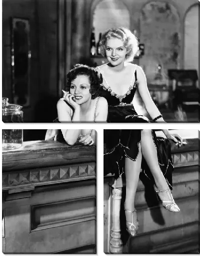 Модульная картина Девушки за барной стойкой (The girl behind the bar)