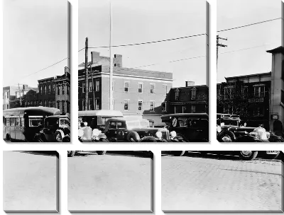 Модульная картина Ретро автомобили (Retro cars) №8