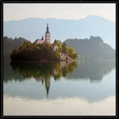 Картина Дом на острове (House on the island)