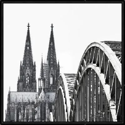 Картина Крыша церкви в готическом стиле (The roof of the church in the Gothic style)